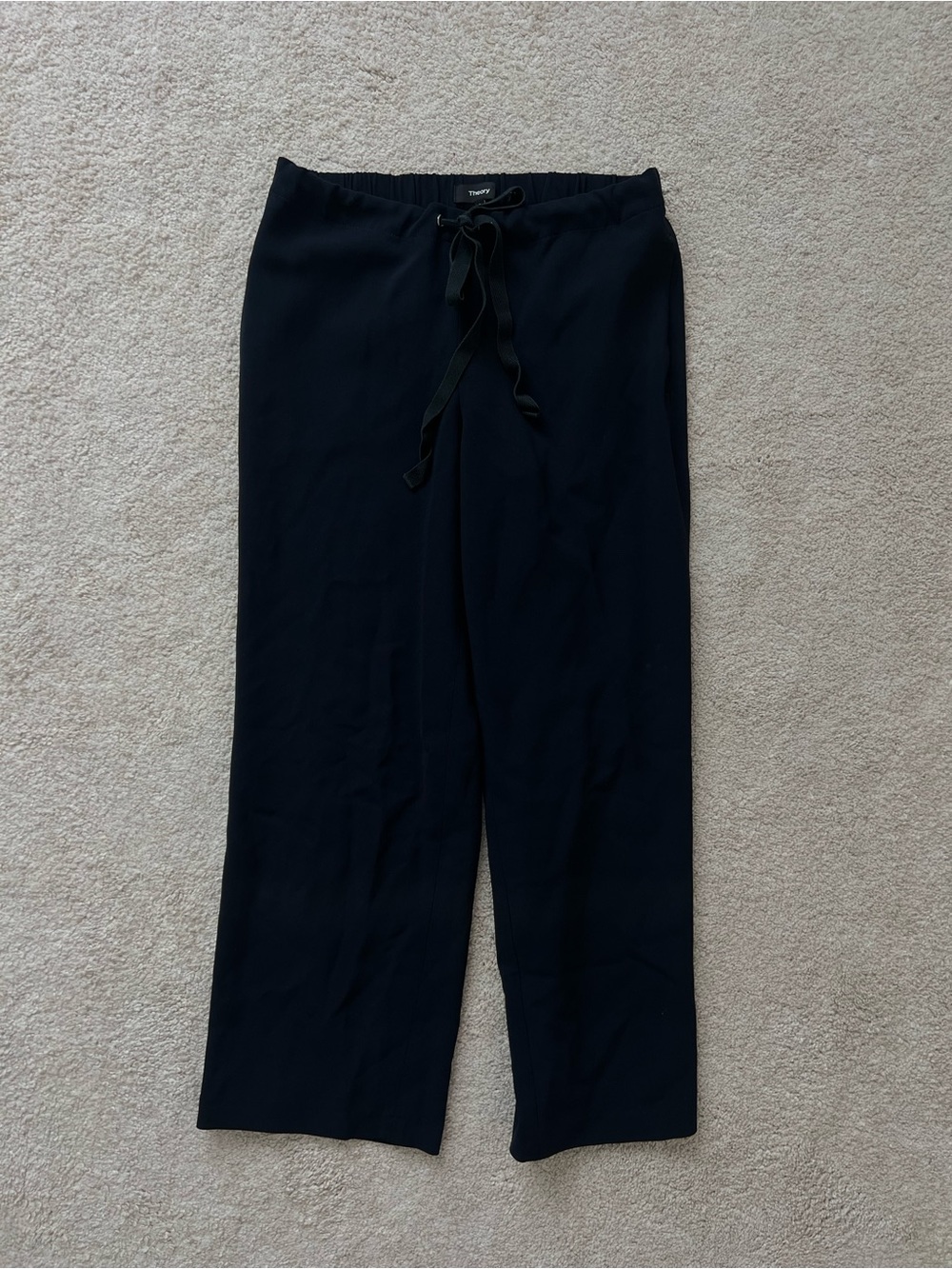 Theory Navy Blue Drawstring Pants